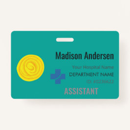 Crachá de Funcionarios plástico - Security.Show.Wo