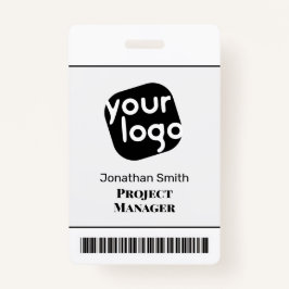 Crachá de ID de Conferência Personalizada Mínima M