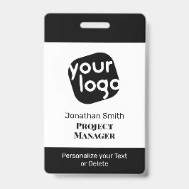 Crachá de ID de Conferência Personalizado Minimali