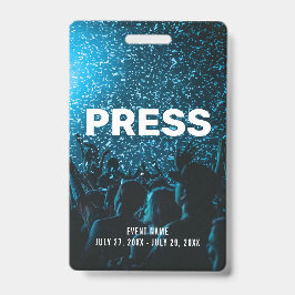 Crachá de ID de Evento de Impressão de Foto do Eve