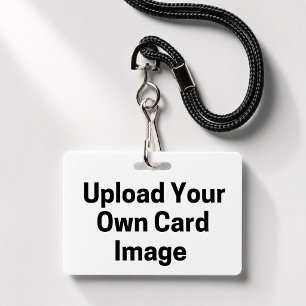 Crachá de ID de Foto de Imagem Própria de Dois Lad