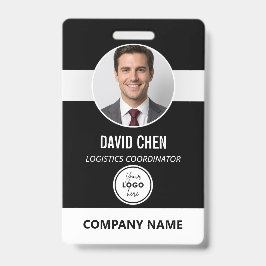 Crachá de ID de Funcionário Personalizado com Foto