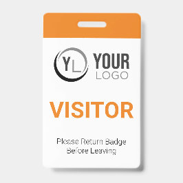 Crachá de ID de Visitante Personalizado