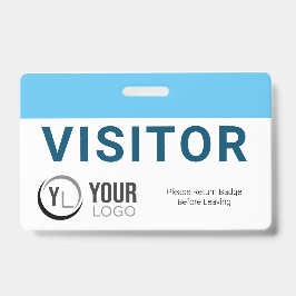 Crachá de ID de Visitante Personalizado
