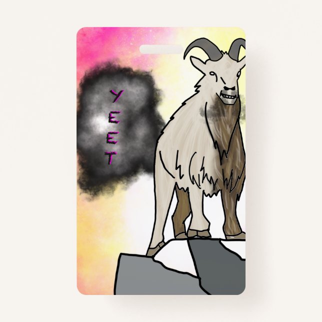 Crachá de ID do Offender Repetido Camedian (Verso)