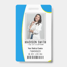 Crachá de ID e Logotipo Personalizado do Funcionár