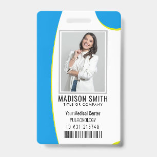 Crachá de ID e Logotipo Personalizado do Funcionár