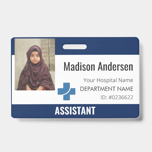 Crachá de ID personalizado | Cartão de Identificaç (Frente)