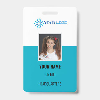 Crachá de ID Personalizado para Funcionário de Emp