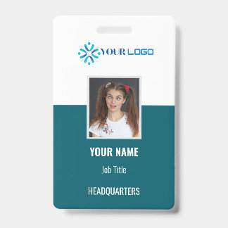 Crachá de ID Personalizado para Funcionários de Em