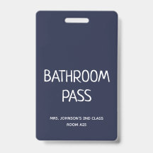 Crachá de Idem à Escola 2023 para Banheiro Corredo