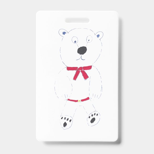 Crachá de Identidade do Barry Bear (Frente)