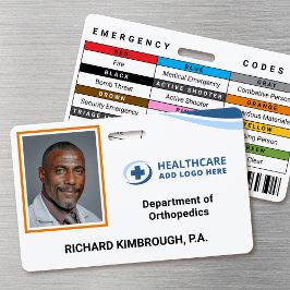 Crachá de Identificação com Foto Personalizado par
