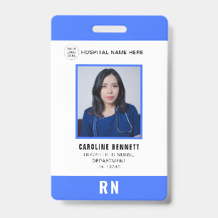 Crachá de Identificação de Enfermeiro(a) do Quadro