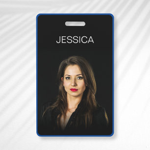 Crachá de Identificação de Funcionário Corporativo