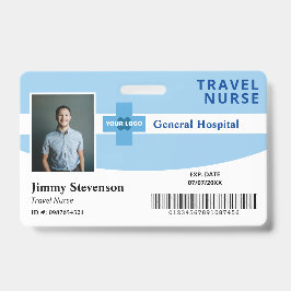 Crachá de Identificação de Funcionário do Hospital
