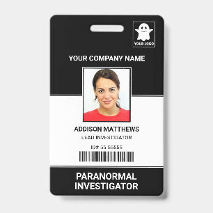 Crachá de Identificação de Funcionário Investigado