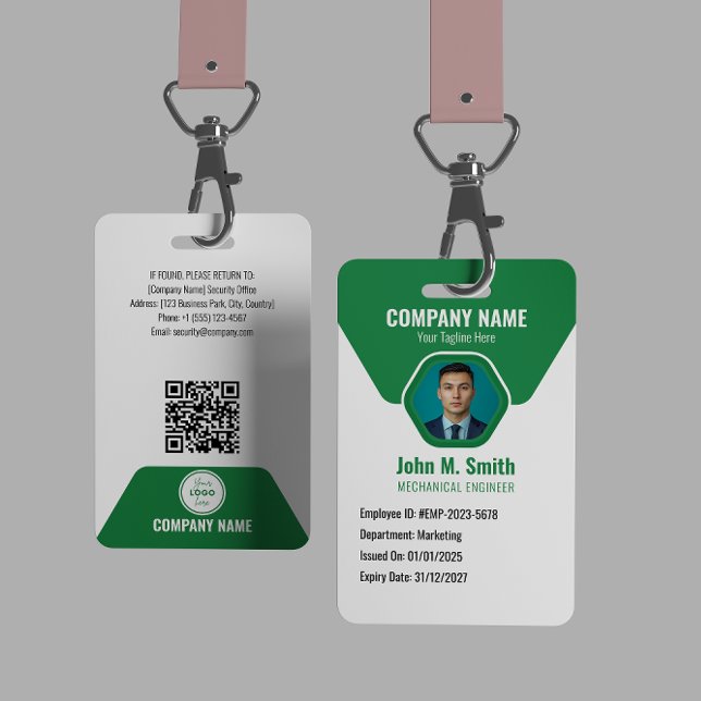 Crachá de Identificação de Funcionário Personalizá (Criador carregado)