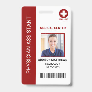 Crachá de Identificação de Médico Enfermeiro Funci