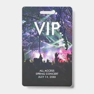 Crachá de identificação de passes personalizados p
