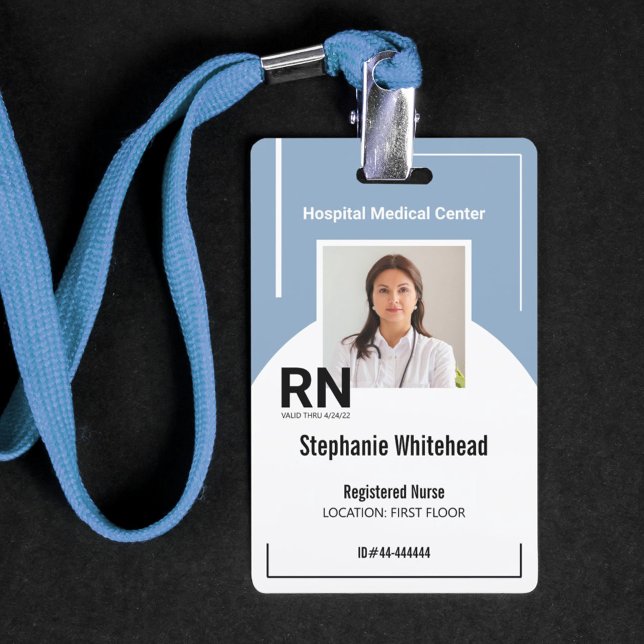 Crachá de Identificação de Pessoal Médico Personal (Your photo ID employee badge is not just an identification tool, but a powerful communication medium)