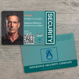 Crachá de Identificação de Segurança Personalizado