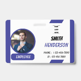 Crachá de Identificação Personalizado com Foto do 