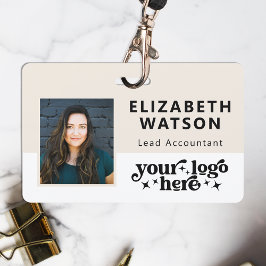 Crachá de Identificação Personalizado com Foto e I