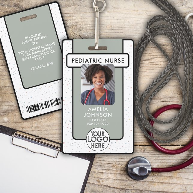 Crachá de Identificação Personalizado com Foto e L (Criador carregado)