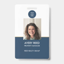 Crachá de Identificação Personalizado com Logotipo