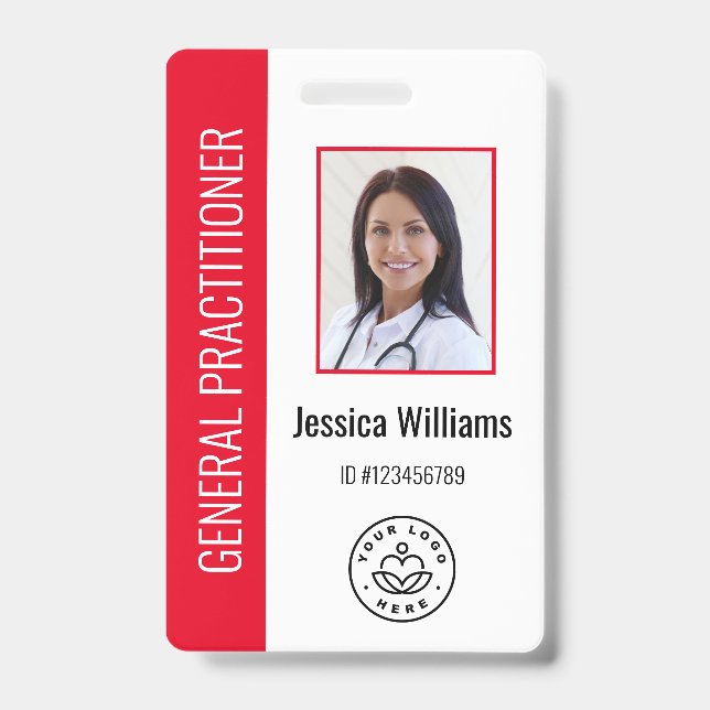 Crachá de Identificação Personalizado com Logotipo (Frente)