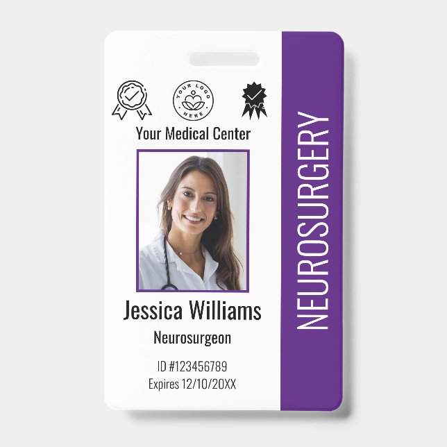 Crachá de Identificação Personalizado com Logotipo (Frente)