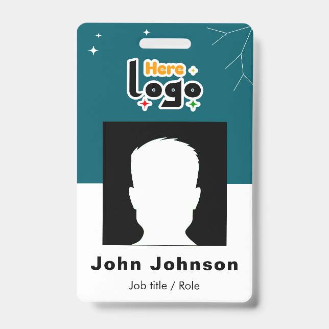 Crachá de Identificação Personalizado com Logotipo (Frente)
