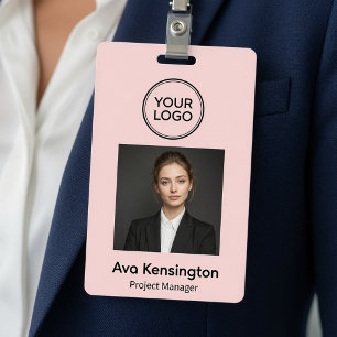 Crachá de Identificação Personalizado com Logotipo