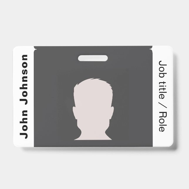 Crachá de Identificação Personalizado com Logotipo (Frente)