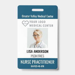 Crachá de identificação personalizado com nome do 