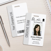 Crachá de Identificação Personalizado Corporativo 