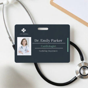 Crachá de Identificação Personalizado de Cardiolog