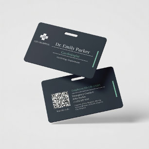 Crachá de Identificação Personalizado de Cardiolog