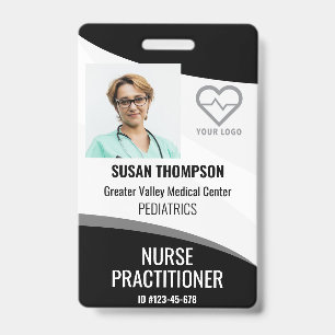 Crachá de Identificação Personalizado Hospitalar E