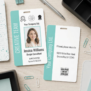 Crachá de Identificação Personalizado para Funcion