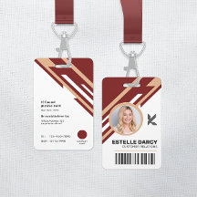 Crachá de Identificação Profissional Corporativo M