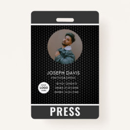 Crachá de Imprensa Fotografador