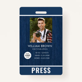 Crachá de Imprensa Fotografador