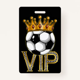 Crachá de Lanyard de Futebol VIP