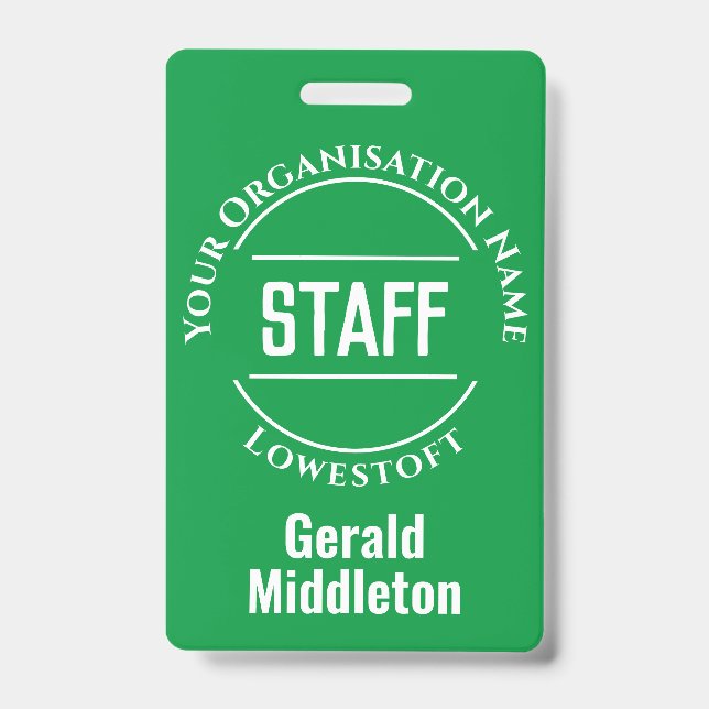 Crachá de Membro da Equipe (Frente)