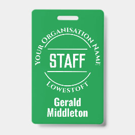 Crachá de Membro da Equipe