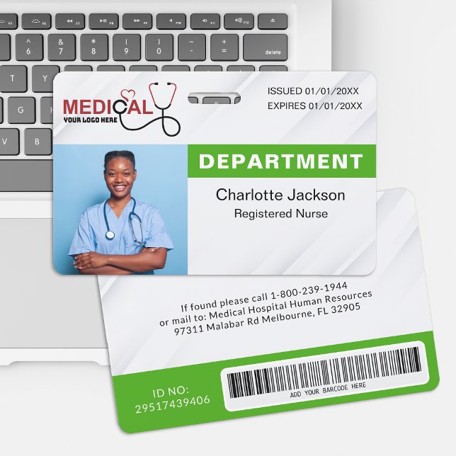 Crachá de Modelo de Negócios de Empresa Simples Mo (Criador carregado)