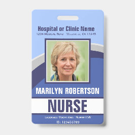 Crachá de Nome Clínico Hospitalar ou Médico