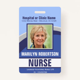 Crachá de Nome Clínico Hospitalar ou Médico